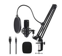 Eighosee Kit de micrófono condensador de grabación de estudio para transmisión en red y canto en línea