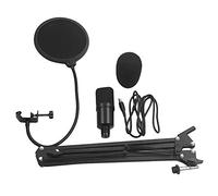 Eighosee Kit de micrófono USB Plug Play USB Micrófono de computadora Cardioide Podcast Micrófono condensador para grabación de juegos de PC