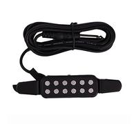 Eighosee KQ-3 - Amplificador de guitarra acústica con clip, sonido de 12 agujeros, color negro