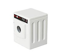 Eighosee Lavadora miniatura de tambor de madera 1:12, modelo de muebles, color