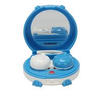 Eighosee Limpiador de Lentes de Contacto Estuche de Lentes de Contacto Cuidado Diario PortáTil con Espejo y Pinzas