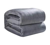 Eighosee Manta suave y sólida para sala de estar, dormitorio, con aire acondicionado, para sofá, cama, , color sólido, protección cálida para las rodillas