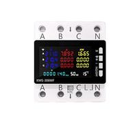 Eighosee Medidor de Potencia Inteligente WiFi KWS-306WF, Interruptor Protector de Voltaje, Monitor de Corriente y Voltaje, Relé y Disyuntor.