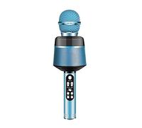 Eighosee Micrófono Bluetooth para teléfono móvil, micrófono inalámbrico K con luz portátil de mano