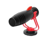 Eighosee Micrófono de cámara réflex digital externo para teléfono y smartphone, entrada de micrófono de 3,5