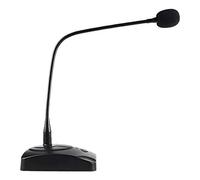 Eighosee Micrófono de condensador con cable de ajuste de 360°, micrófono de voz de estudio para escuela, reuniones de habla, PC, portátil