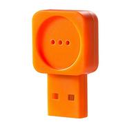 Eighosee Micrófono de voz inteligente AI con control de voz, entrada de traducción, búsqueda, mini micrófono USB (naranja)