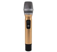 Eighosee Micrófono inalámbrico UHF profesional de frecuencia universal para karaoke, karaoke, reuniones, enseñanza, micrófono (mini receptor de 6.35 pulgadas con portátil)