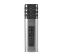 Eighosee Micrófono portátil de aleación de aluminio para teléfono móvil, micrófono musical, , tarjeta de sonido en , micrófono de canto