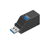 Eighosee Mini adaptador divisor de expansión USB 3.0 de 3 puertos USB 3.0