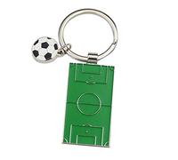Eighosee Mini balón de fútbol 2018 de metal para fanáticos de los deportes, Plata y verde
