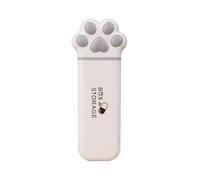 Eighosee Mini Caja de Almacenamiento para Gatos: Organizador Portátil y Multifuncional de Rejillas para Medicamentos, Joyas y Artículos Pequeños, Color Gris