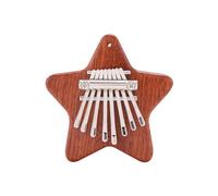 Eighosee Mini Kalimba 8 Teclas Exquisito Piano de Dedo Pulgar, Regalo para Principiantes Amantes de la MúSica, Pentagrama Colgante