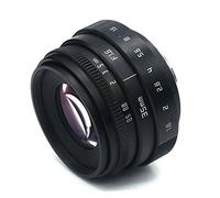 Eighosee Mini lente de TV F1.6 -C de 35 mm para cámara de montaje C de 16 mm