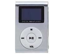 Eighosee Mini reproductor de MP3 con clip USB, pantalla de vídeo, compatible con tarjeta SD TF de 32 GB