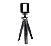 Eighosee Mini trípode telescópico para teléfono de escritorio recto, soporte de temporizador portátil