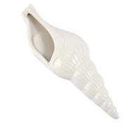 Eighosee Moderno Cerámica Concha De Mar Caracol Florero Colgante De Pared Decoración para El Hogar Sala De Estar Fondo Decoración De Pared Florero Estilo 1