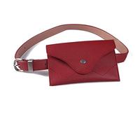Eighosee Nueva bolsa multifunción para mujer, a , para teléfono, riñonera pequeña (rojo), Red, Talla única