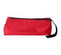 Eighosee Oxford - Bolsa de lona impermeable para herramientas de mano, tornillos, brocas, piezas de metal, pesca, viajes, maquillaje, bolsa organizadora (rojo), Red