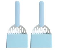 Eighosee Pala para Gatos Pala para Gatos con Base Pala para Limpieza Caja para Gatos Herramientas Limpieza Inodoro para Gatitos Suministros para Mascotas B