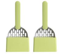 Eighosee Pala para Gatos Pala para Gatos con Base Pala para Limpieza Caja para Gatos Herramientas Limpieza Inodoros para Gatitos Suministros para Mascotas e