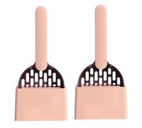 Eighosee Pala para Gatos Pala para Gatos con Base Pala para Limpieza Caja para Gatos Herramientas Limpieza Inodoros para Gatitos Suministros para Mascotas D