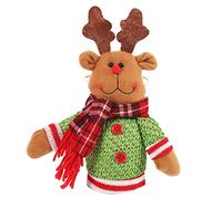 Eighosee para botella de vino de Navidad, decoración de mesa para fiestas, Color de la foto