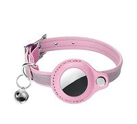 Eighosee Para Collar de con Etiqueta de Aire, Collar de con Campanas, Collar de GPS Reflectante, Collar de Seguimiento de Ajustable Collar