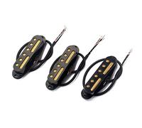 Eighosee Pastillas de bobina única 48/50/52 un juego de pastillas de bobina única para guitarra estilo (juego de 3 piezas)