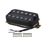 Eighosee Pastillas Humbucker para guitarra eléctrica, cuello Alnico V, color negro