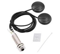 Eighosee Pastillas para guitarra, transductor piezoeléctrico acústico, micrófono para guitarra, violín, ukelele, mandolina, violonchelo