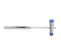 Eighosee Percusor de Martillo Reflejo NeurolóGico MultifuncióN Azul con Cepillo Martillo de DiagnóStico Herramienta de Masaje de RelajacióN de Cuidado de