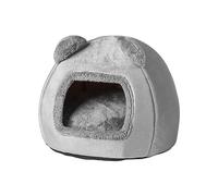 Eighosee Perrera CáLida para Perros en Invierno, Perrera ExtraíBle y Lavable para Mascotas, Cama para Dormir de Invierno para Mascotas, Perrera de, Gris
