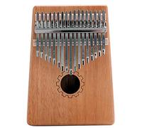 Eighosee Piano de pulgar de caoba de 17 kalimba con martillo de afinación, bolsa de tela, para amantes de la música, principiantes, niños