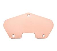Eighosee Placa base de hierro para guitarra eléctrica Tele Strat revestida de cobre