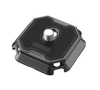 Eighosee Placa de de Liberación Rápida Multiorificios F38 para Cámara DSLR Universal, Adaptador de Cambio Rápido Arca de 1/4 Pulgada A 3/8 Pulgada