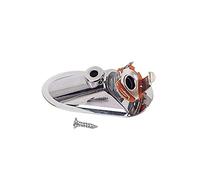 Eighosee Placa de enchufe cargada para guitarra con tornillos, conectores de salida estilo para guitarra eléctrica