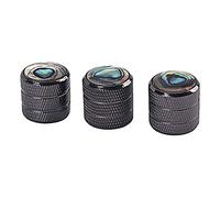 Eighosee Pomo de metal con control de tono de volumen, color plateado con parte superior de abulón perlado, etc. para guit