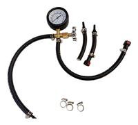 Eighosee Probador de Presión de Bomba de Inyección de Combustible de Conexión Rápida de 0-100PSI con Válvula para Medidor de Presión de Gasolina