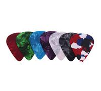 Eighosee Púas de celuloide coloridas para guitarra de 0,46 mm, paquete de 50