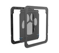 Eighosee Puerta Mosquitera para Mascotas FáCil de Instalar Puerta Exterior con Cerradura para el Hogar FuncióN MagnéTica de AutomáTico Puerta Resistente para Perros y Gatos 37X42Cm