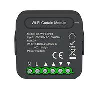Eighosee QS-Wifi-CP03 Tuya WiFi MóDulo de Interruptor de Cortina para Persianas Enrollables Smart Control Remoto Control de Voz