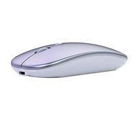 Eighosee Ratón óptico ergonómico USB con retroiluminación LED silencioso, recargable, para ordenador portátil, color