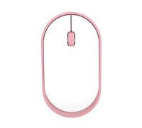 Eighosee Ratón óptico inalámbrico silencioso de 2,4 G, retroiluminación LED naranja, mouse inalámbrico portátil móvil para laptop, PC rosa