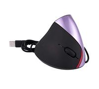 Eighosee Ratón óptico vertical de diseño ergonómico, USB, dolor de muñeca, color