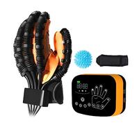 Eighosee RehabilitacióN de Dedos Roboter Guantes Mano Viento Golpe Hemiplejia Entrenamiento del Paciente FuncióN PainRelieve (A) Enchufe de la UE