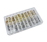 Eighosee Reloj Crown-Profesional de cobre impermeable reloj de reloj de repuesto de cabeza de tubo para , Como se muestra en la imagen.