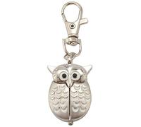 Eighosee Reloj de bolsillo con de doble apertura, plata