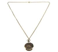 Eighosee Reloj de bolsillo de cuarzo con diseño clásico de tractor, reloj de bolsillo de cuarzo inglés, marrón, Antiguo