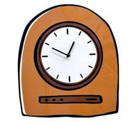 Eighosee Reloj de Pared Sin Columpio, Elegante Reloj Silencioso para Sala de Estar o Dormitorio, Decoración de Asiento, Reloj con Personalidad